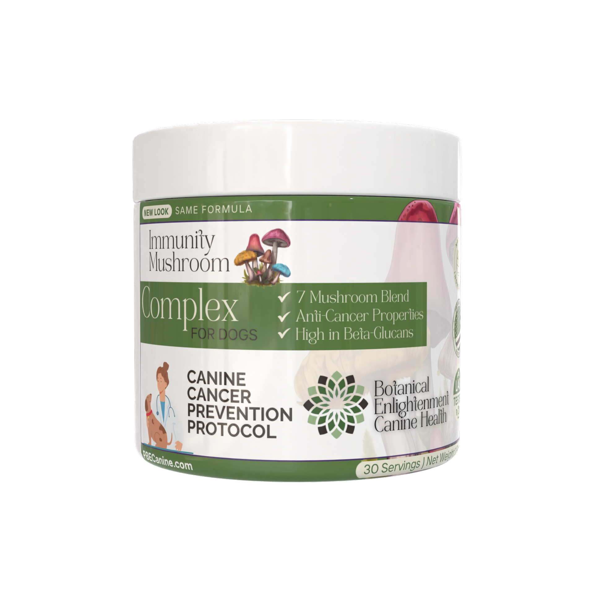 A single green leaf against a white background.